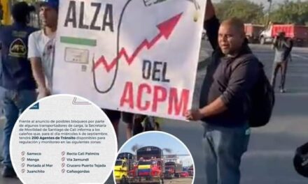 Paro camionero: bloqueos en la portada al mar en Cali y en la vía Panamericana; transportadores en ‘plan tortuga’ en Jamundí