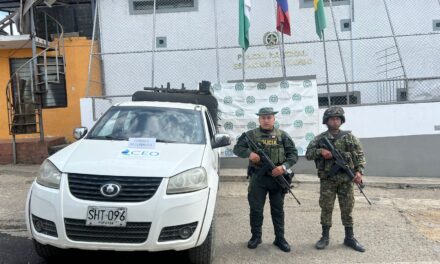 RECUPERACIÓN DE VEHÍCULO TIPO CAMIONETA HURTADA EN ZONA RURAL DE EL TAMBO, CAUCA