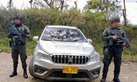 Policía Nacional recupera vehículo reportado como hurtado en zona rural de Timbío
