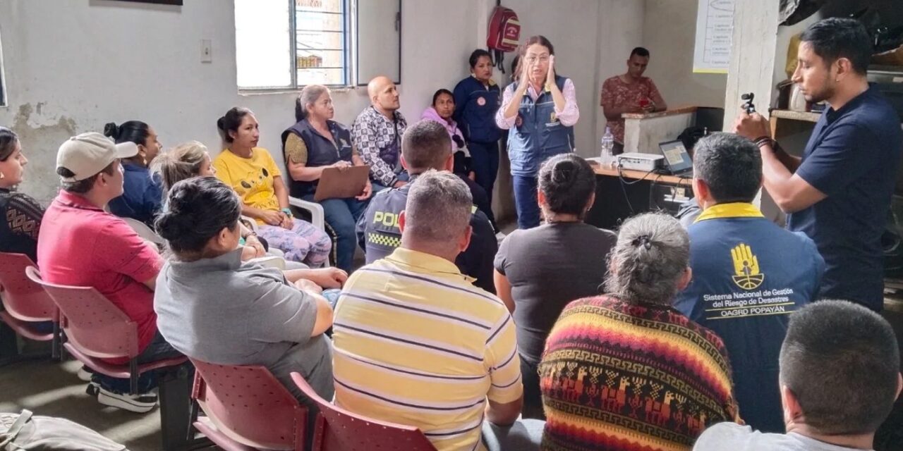 Inicia acompañamiento para gestión de riesgos en plazas de mercado de Popayán