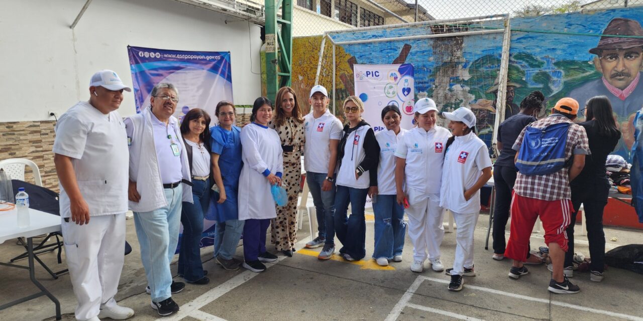 Jornada de atención integral en el barrio La Esmeralda en Popayán