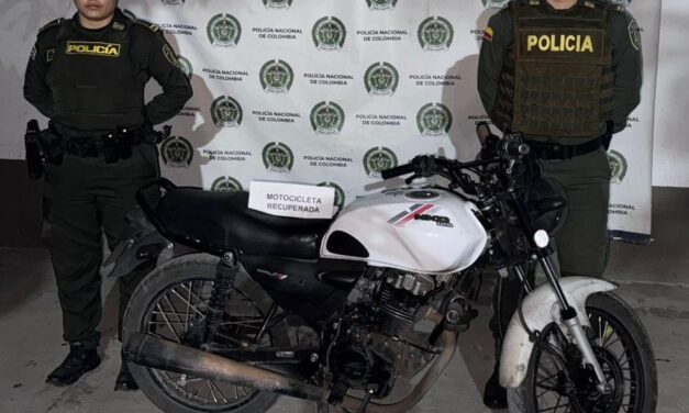 En PUERTO TEJADA una motocicleta fue recuperada