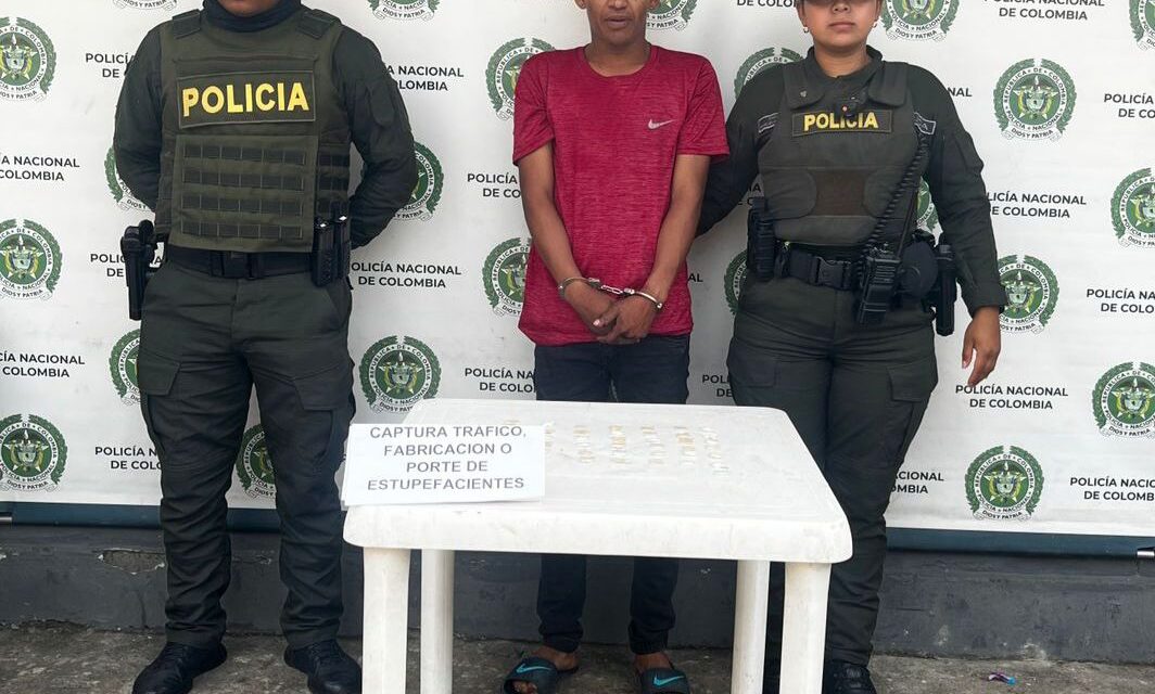 Un CAPTURADO POR EL DELITO DE TRAFICO FABRICACION O PORTE DE ESTUPERFACIENTES en Piendamó