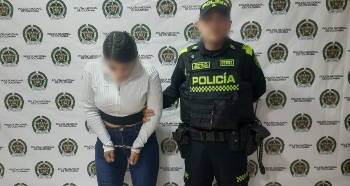 Una mujer es capturada en flagrancia, por el delito de hurto en Popayán