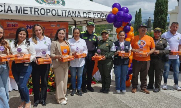 Juntos protegemos la violencia contra las mujeres, campaña Popayán