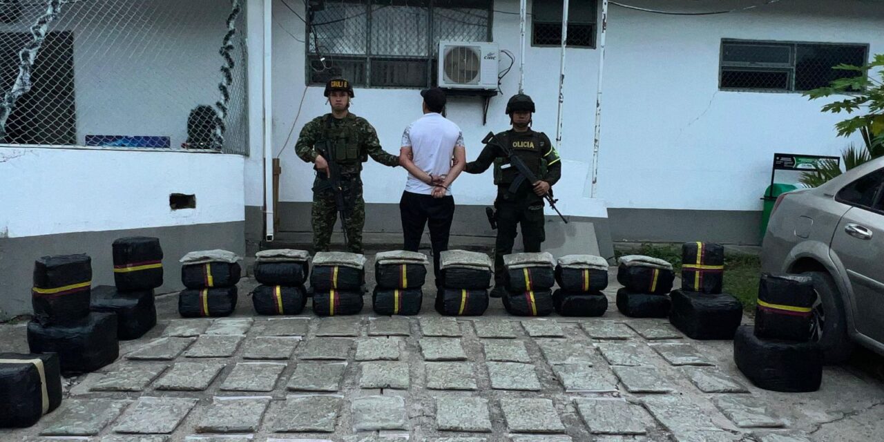Un CAPTURADO EN MOJARRAS POR EL DELITO TRAFICO DE ESTUPEFACIENTES Y LA INCAUTACIÓN DE 260 KILOGRAMOS DE MARIHUANA