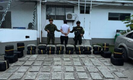 Un CAPTURADO EN MOJARRAS POR EL DELITO TRAFICO DE ESTUPEFACIENTES Y LA INCAUTACIÓN DE 260 KILOGRAMOS DE MARIHUANA