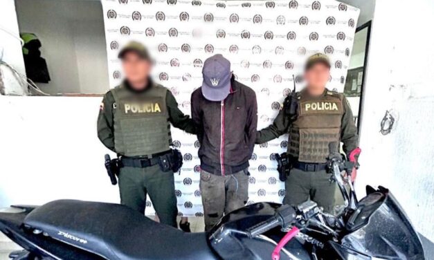 Capturado en Timbío por conducir una motocicleta con la placa falsa y con reporte de hurto