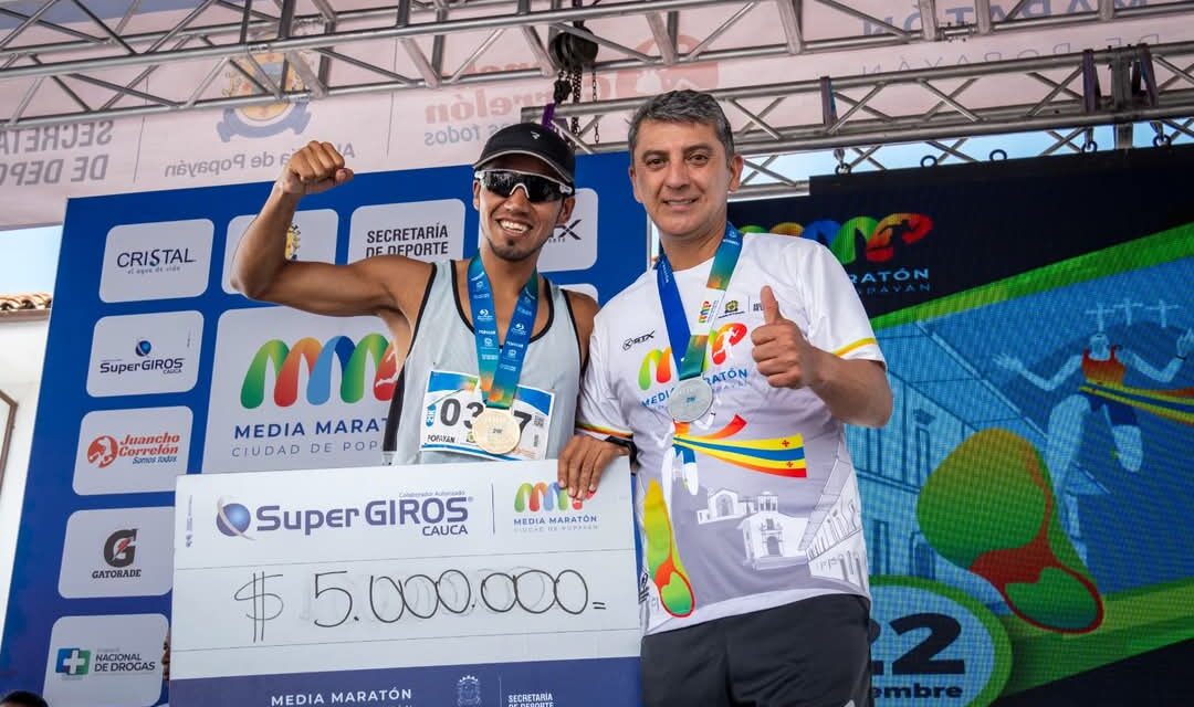 Media Maratón de Popayán reunió a más de 4.200 corredores