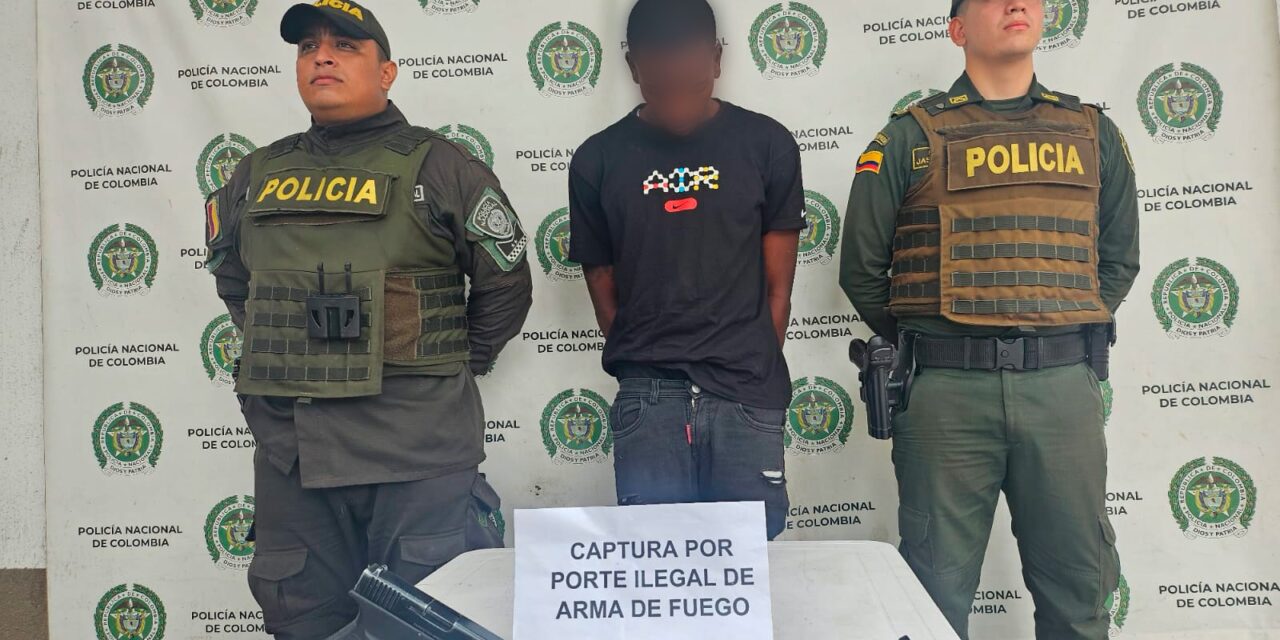 Múltiples capturas por porte ilegal de armas de fuego en el Cauca