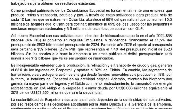 Sindicato de Ecopetrol se le rebela a presidente Petro en freno a proyecto de fracking en EE. UU