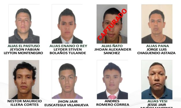 Autoridades de policía divulgan cartel actualizado con los delincuentes más buscados en Popayán