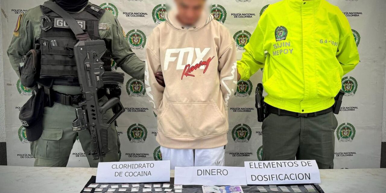 Dos capturados en Popayán en operativos contra el microtráfico