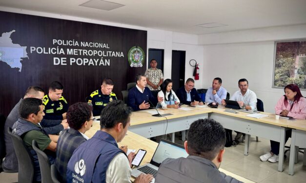 Autoridades refuerzan medidas de seguridad en Popayán y ofrecen recompensa