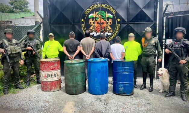 Desarticulada red de comercialización ilegal de hidrocarburos en el Cauca