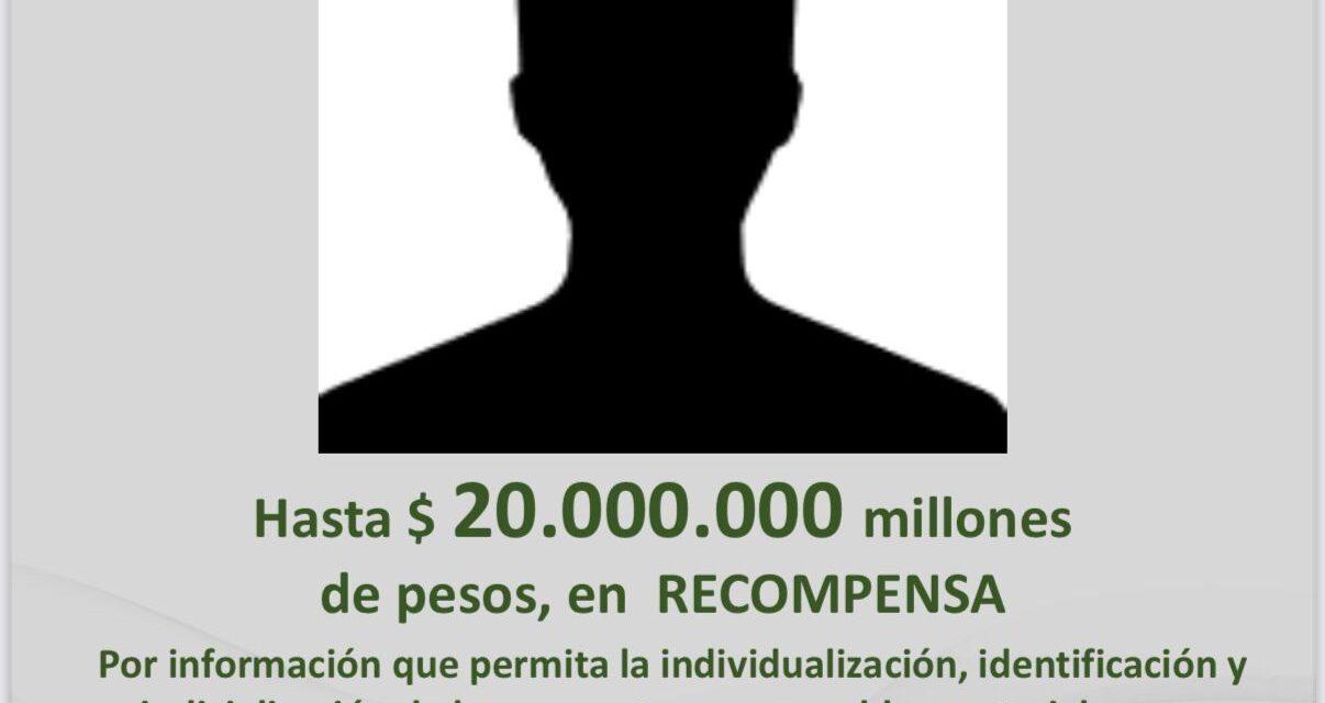 Se mantiene recompensa por información sobre autores del hecho terrorista en Popayán