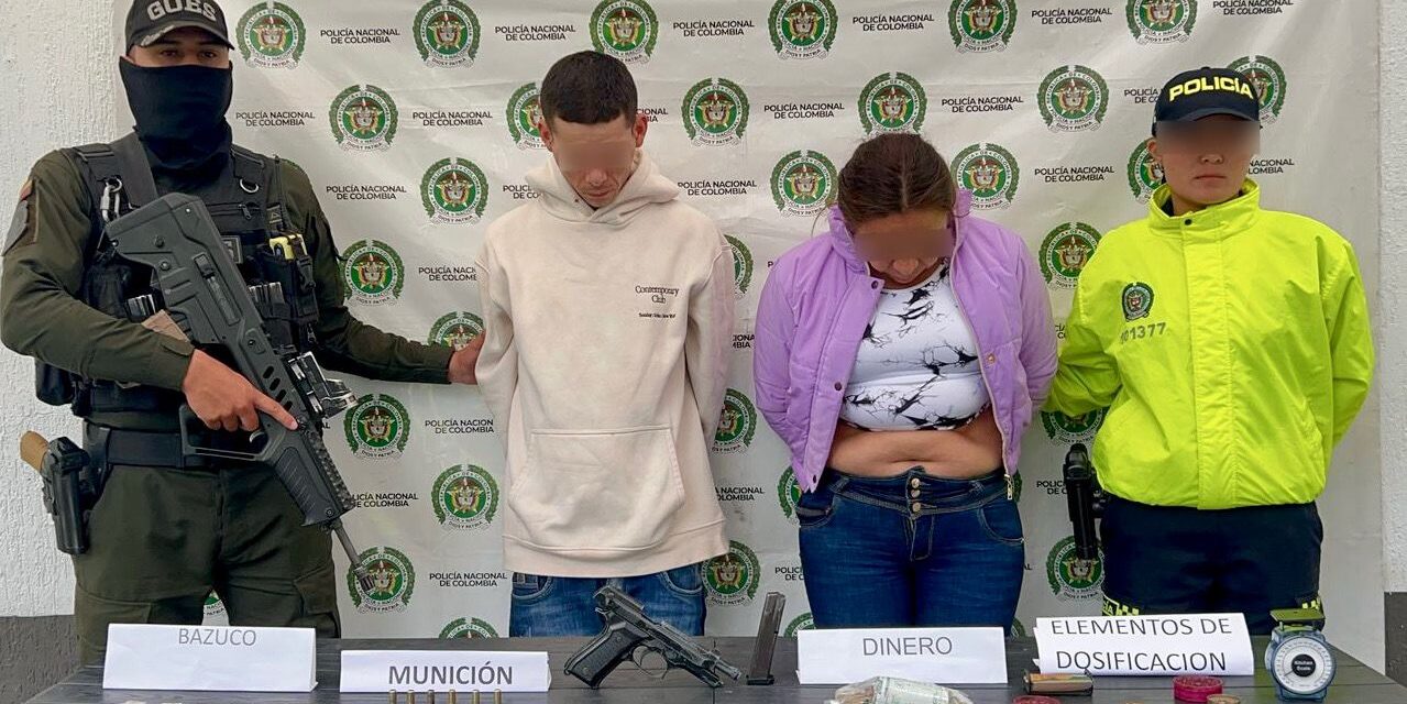 Capturados dos presuntos expendedores de estupefacientes en el barrio Renacer en Popayán