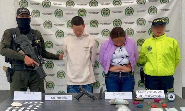 Capturados dos presuntos expendedores de estupefacientes en el barrio Renacer en Popayán