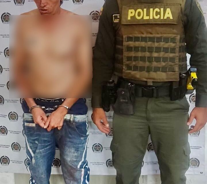 Capturado hombre que amenazó a policías con arma blanca en Popayán