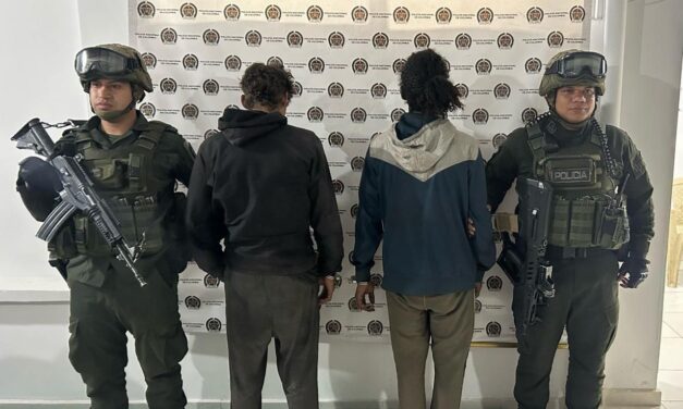 Capturados dos sujetos por hurto agravado y calificado en Timbío, Cauca