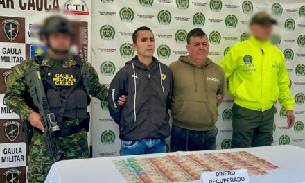 Operativo contra la extorsión, permitió la captura de dos presuntos delincuentes en Popayán