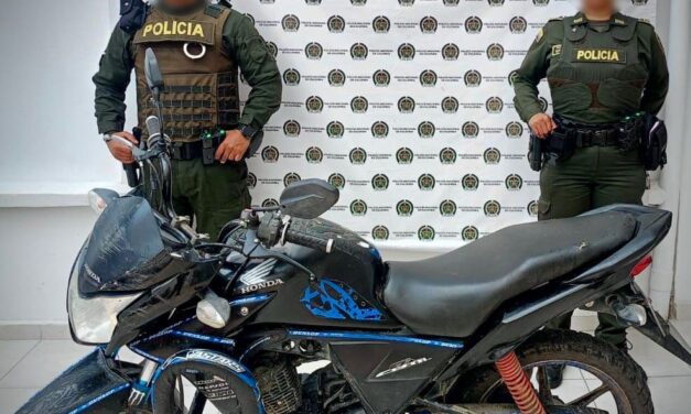 Recuperación de motocicletas robadas por parte de la Policía Nacional en Popayán y Timbío