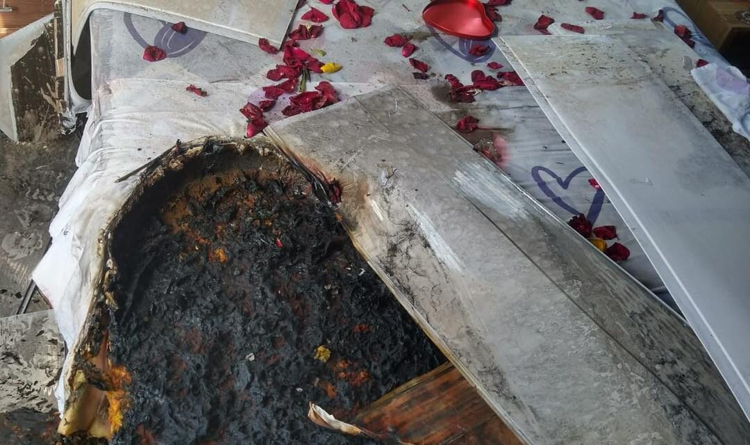 ¿La llama de la pasión? Pareja encendió vela y causó incendio en un motel de Popayán