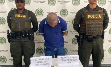 CAPTURADO EN FLAGRANCIA POR VIOLENCIA INTRAFAMILIAR E INCAUTACIÓN DE ARMA DE FUEGO EN PUERTO TEJADA