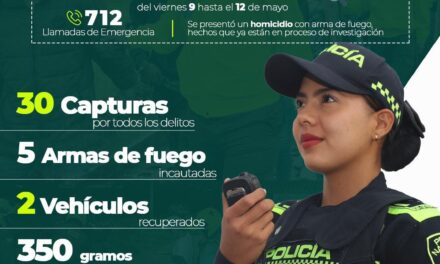 Policía Nacional entrega balance operativo del Día de las Madres en Popayán
