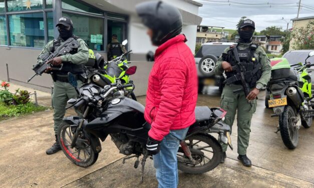 Recuperación de motocicleta hurtada en Popayán
