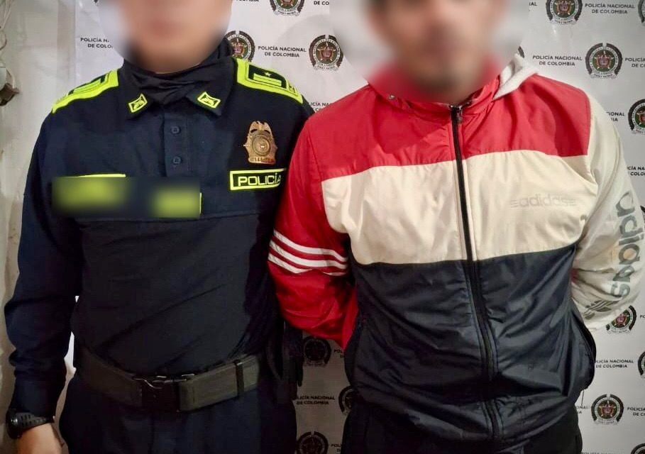 Policía nacional capturó a hombre por violencia intrafamiliar en el sur de Popayán