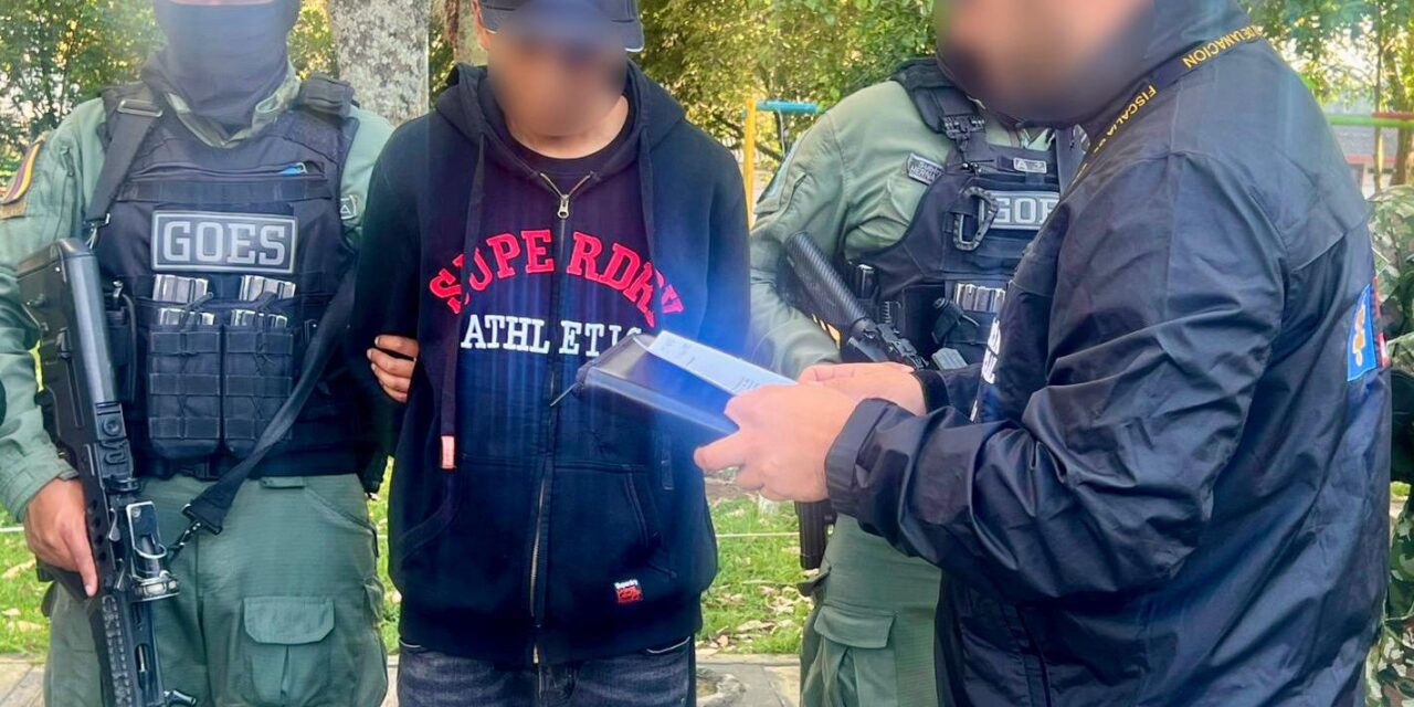 Capturado por su presunta vinculación en homicidio ocurrido en Popayán