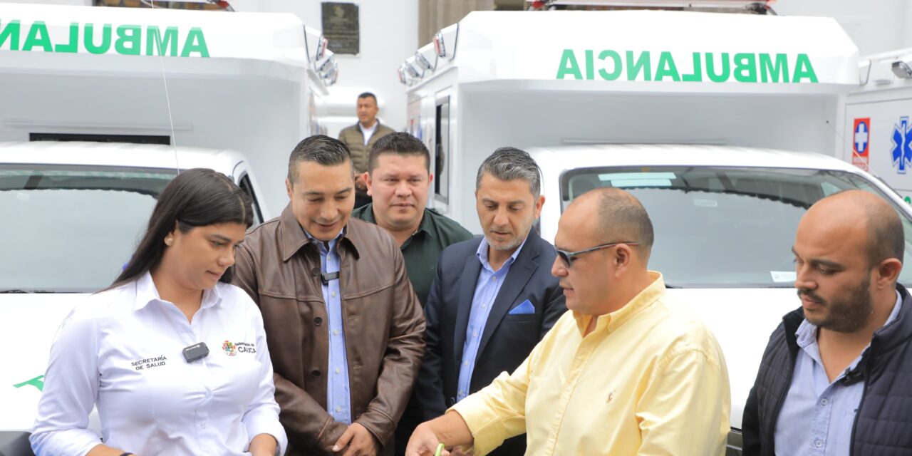 Renovación del parque automotor en salud: compromiso firme con la vida y la paz en el Cauca