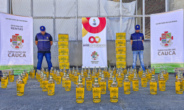 Incautan 600 botellas de licor de contrabando y cierran establecimiento en Popayán