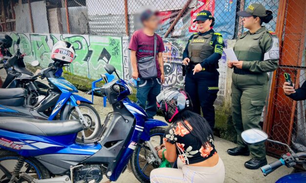 Policía Comunitaria en Popayán lanza campaña para prevenir robo de motocicletas
