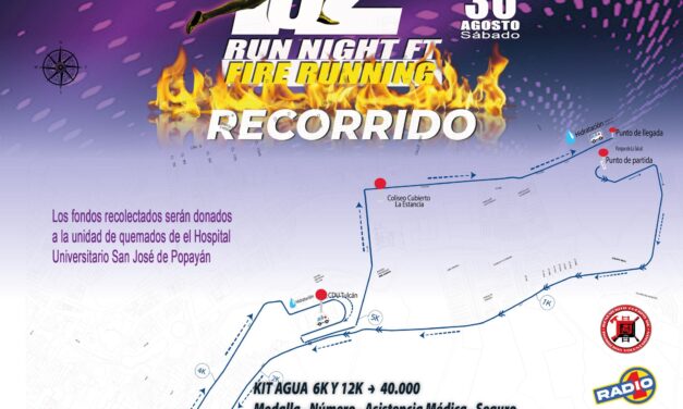Fire Running Bomberos Popayán 2025