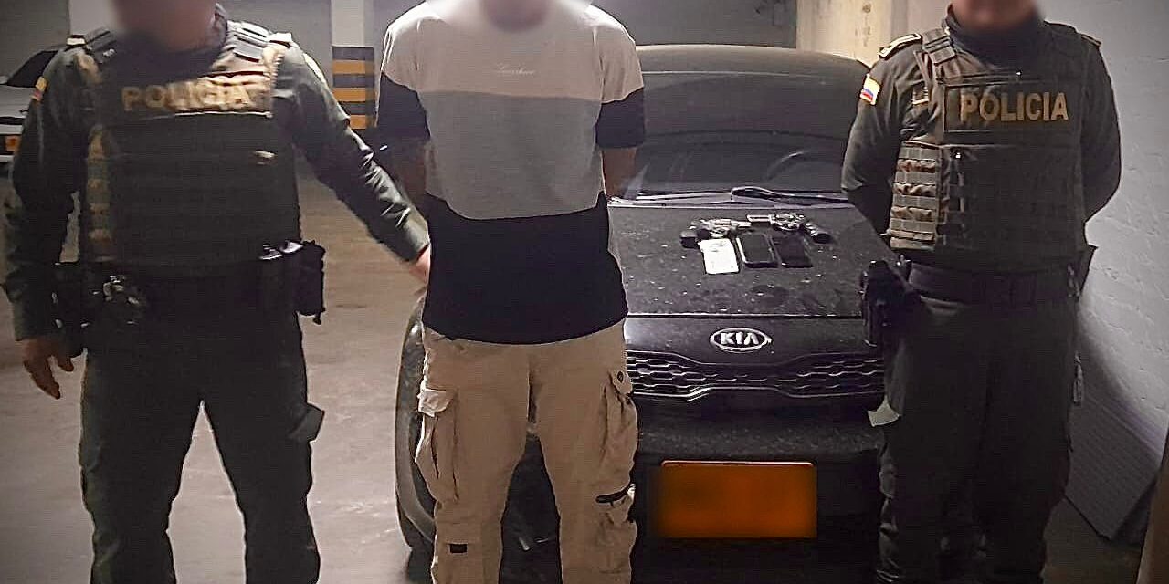 Capturado en Popayán con 2 armas de fuego y efectivo