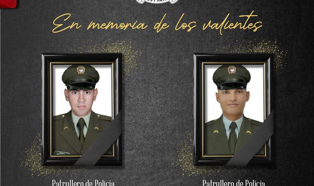 Asesinato de dos policías en atentado en Morales, Cauca