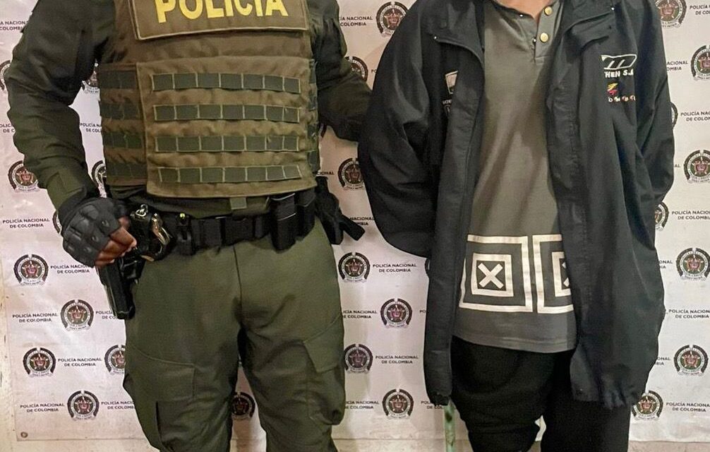 Capturado en Popayán por orden judicial de hurto calificado