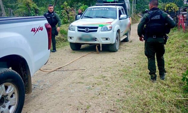 Recuperan camioneta hurtada en Huila y capturan a 2 hombres en Popayán