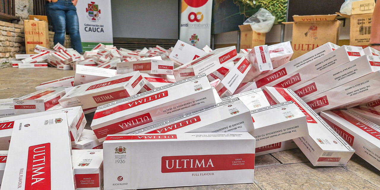 Cigarrillos: incautan más de 8.000 unidades en Rosas, Cauca