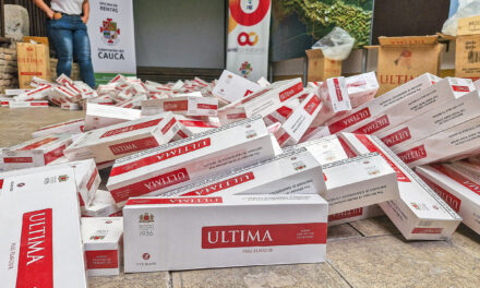 Cigarrillos: incautan más de 8.000 unidades en Rosas, Cauca