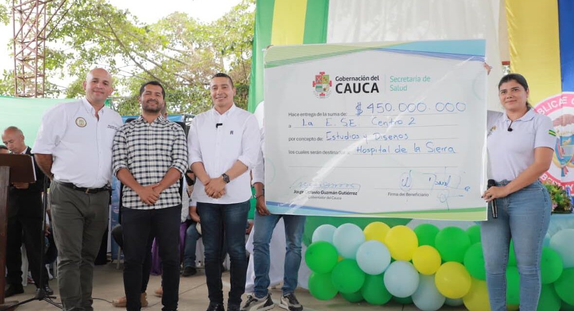 Nuevas obras impulsan el desarrollo de La Sierra, Cauca