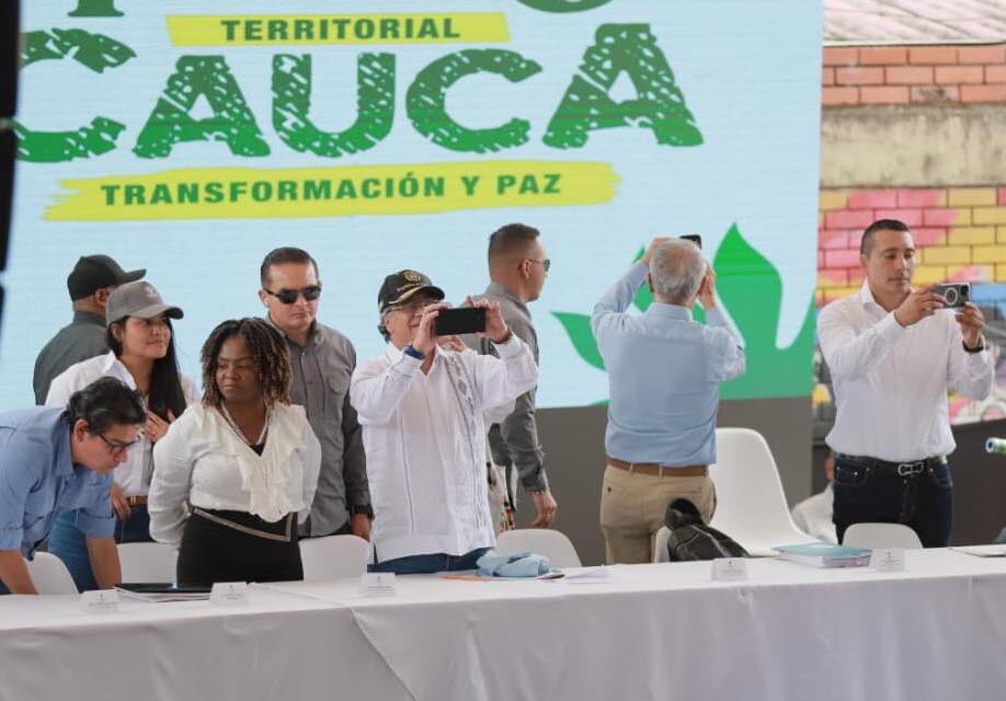 Cauca firma Pacto Territorial: $27,6 billones para paz y desarrollo