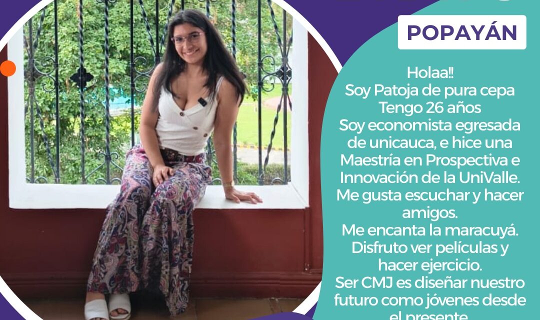 Nataly Agredo Bravo lidera la lista de Dignidad y Compromiso al CMJ en Popayán