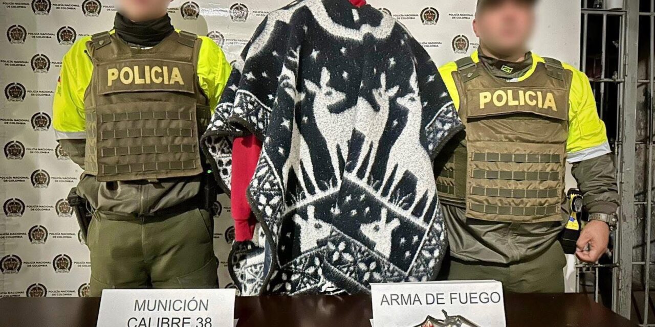 Capturan a hombre armado en Timbío durante operativo policial