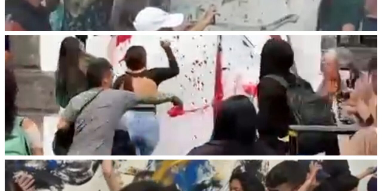 Protesta por Palestina en la Universidad del Cauca termina en agresiones