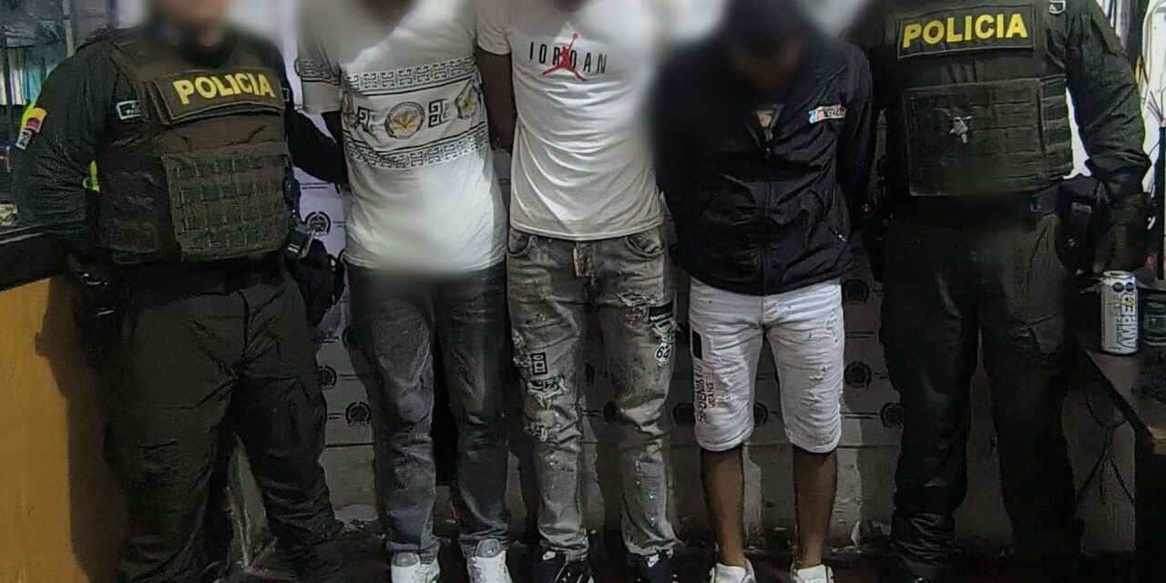 Capturados cinco presuntos delincuentes por hurto calificado en Popayán