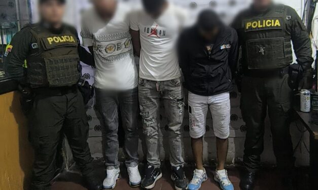 Capturados cinco presuntos delincuentes por hurto calificado en Popayán