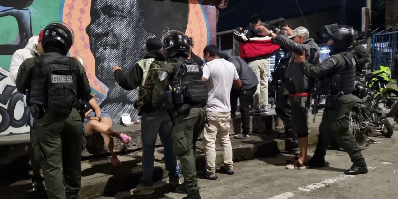 Policía Metropolitana de Popayán refuerza la seguridad con operativos preventivos en la madrugada